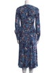 Erdem Floral Print Midi Length Dress