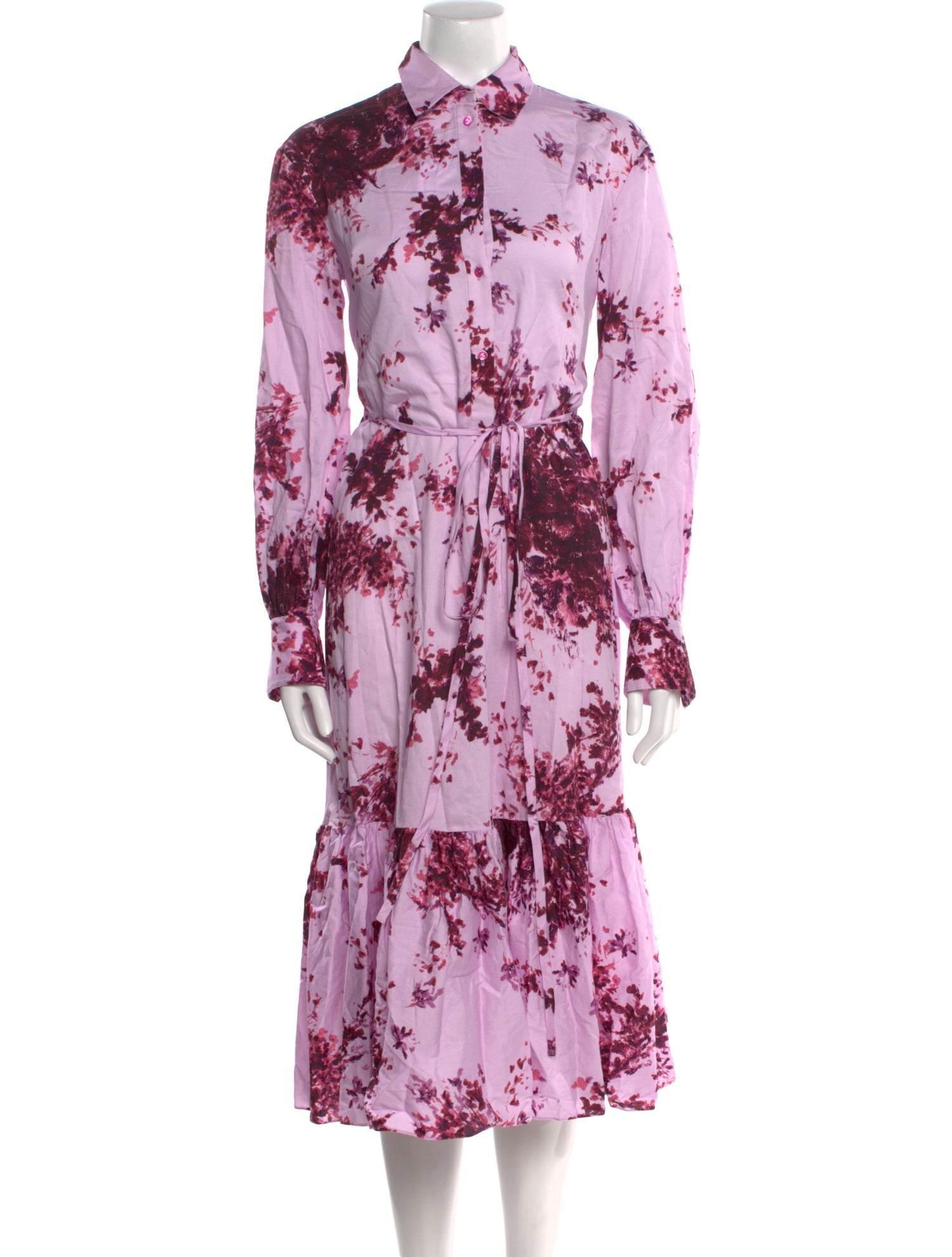 Erdem Floral Print Midi Length Dress