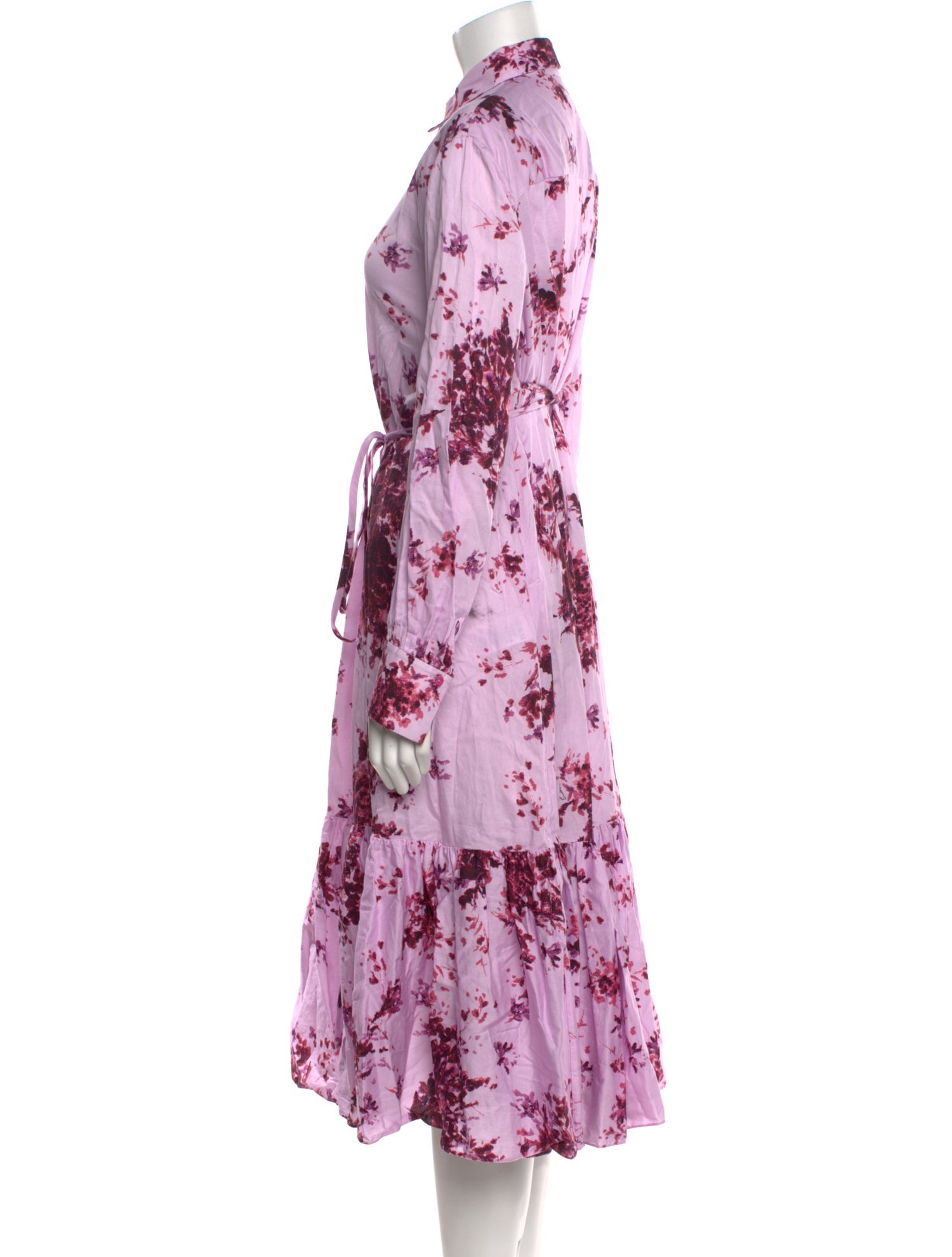 Erdem Floral Print Midi Length Dress