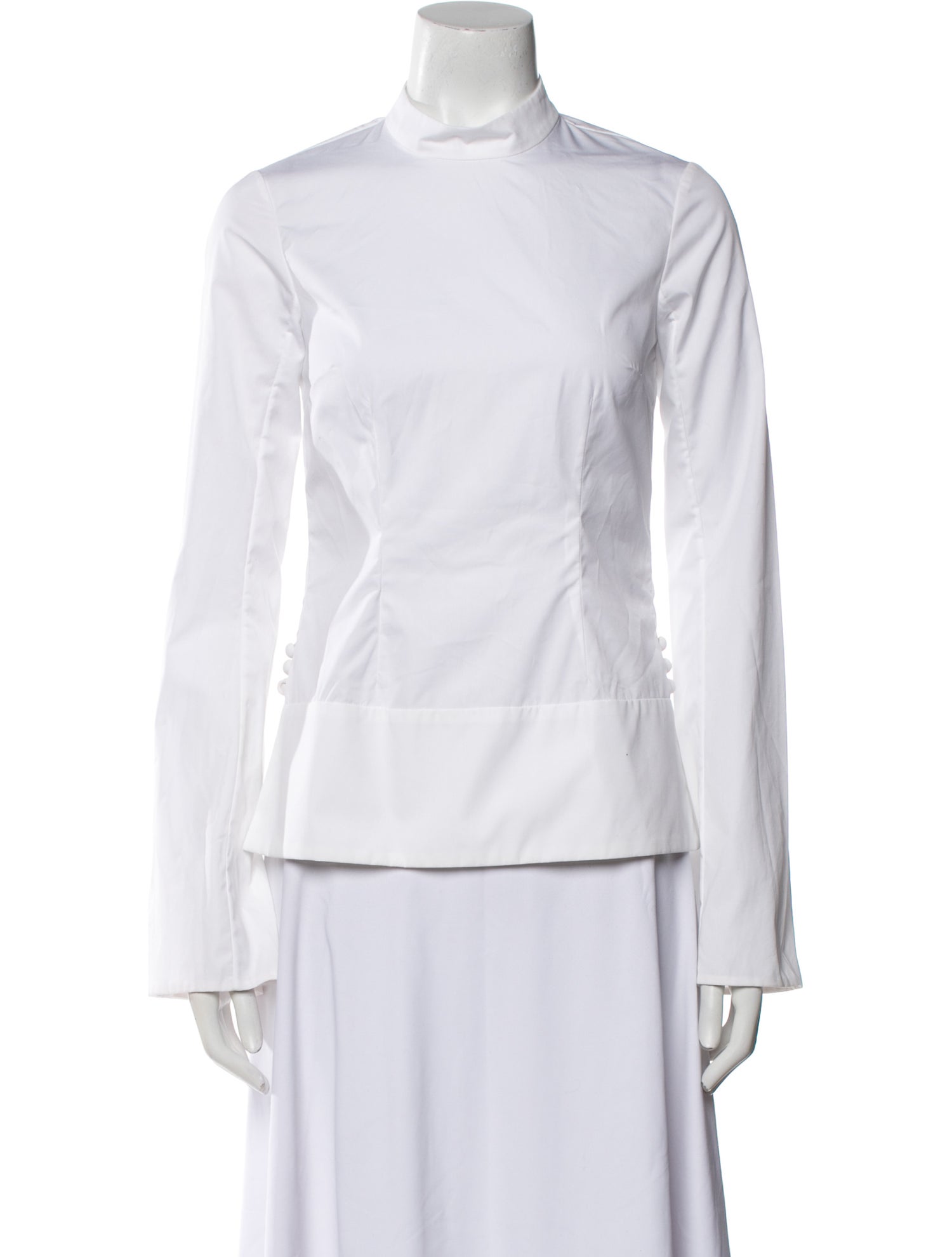 Erdem Mock Neck Long Sleeve Blouse w/ Tags