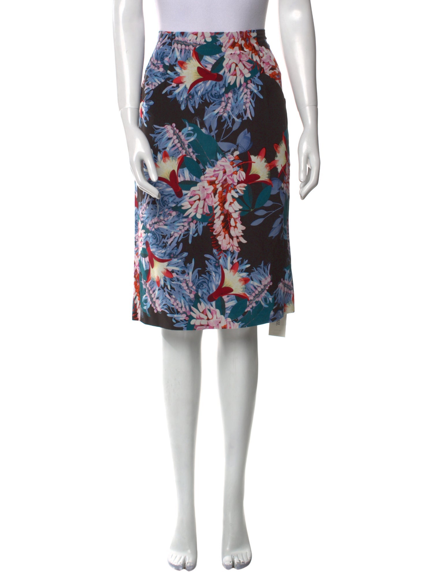 Erdem Silk Knee-Length Skirt