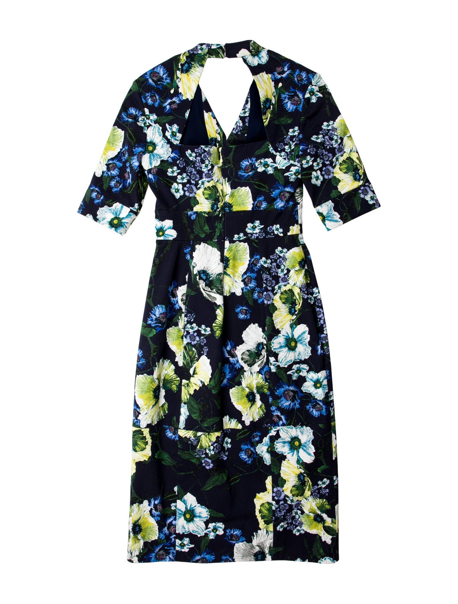 Erdem Floral Print Midi Length Dress