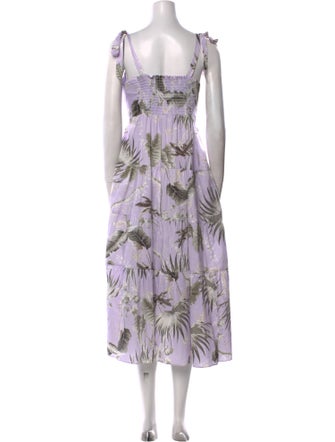 Erdem Floral Print Long Dress