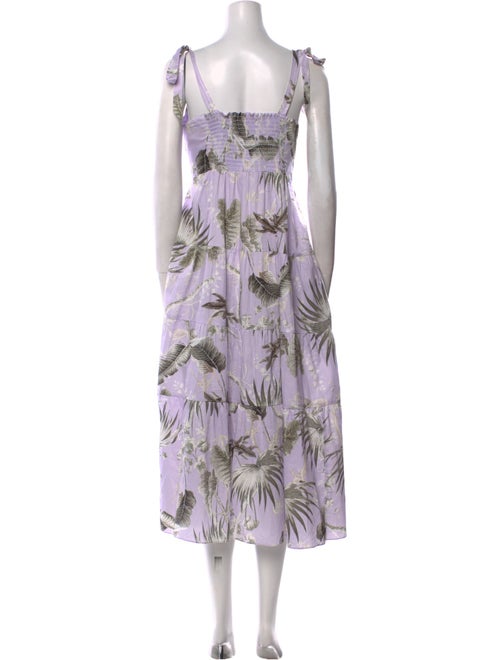 Erdem Floral Print Long Dress