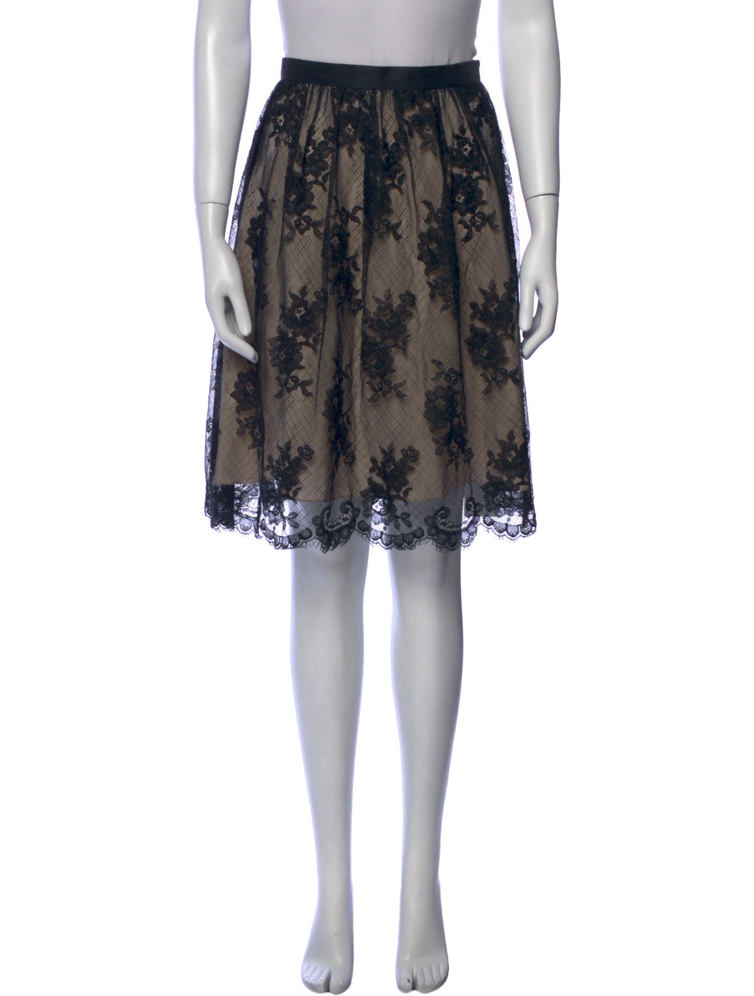 Erdem Lace Pattern Knee-Length Skirt
