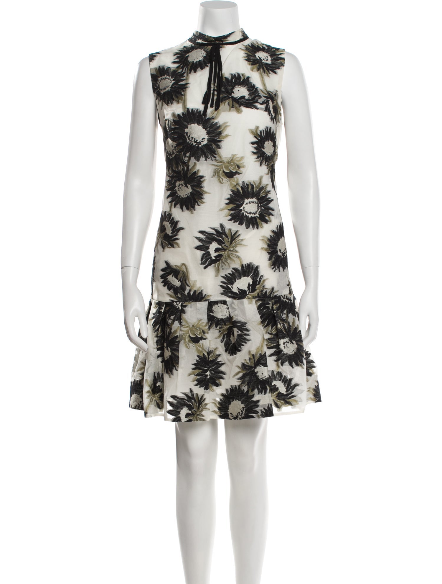 Erdem Floral Print Mini Dress
