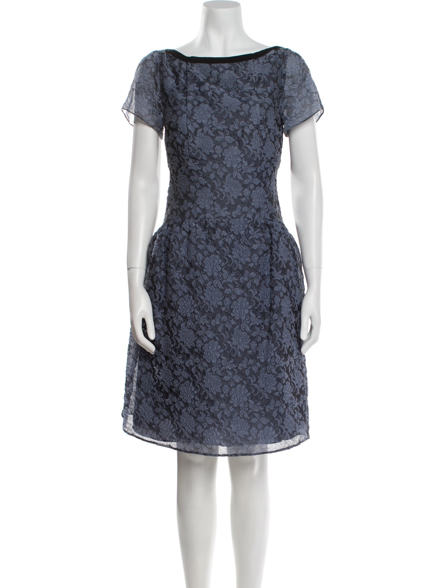 Erdem Floral Print Knee-Length Dress