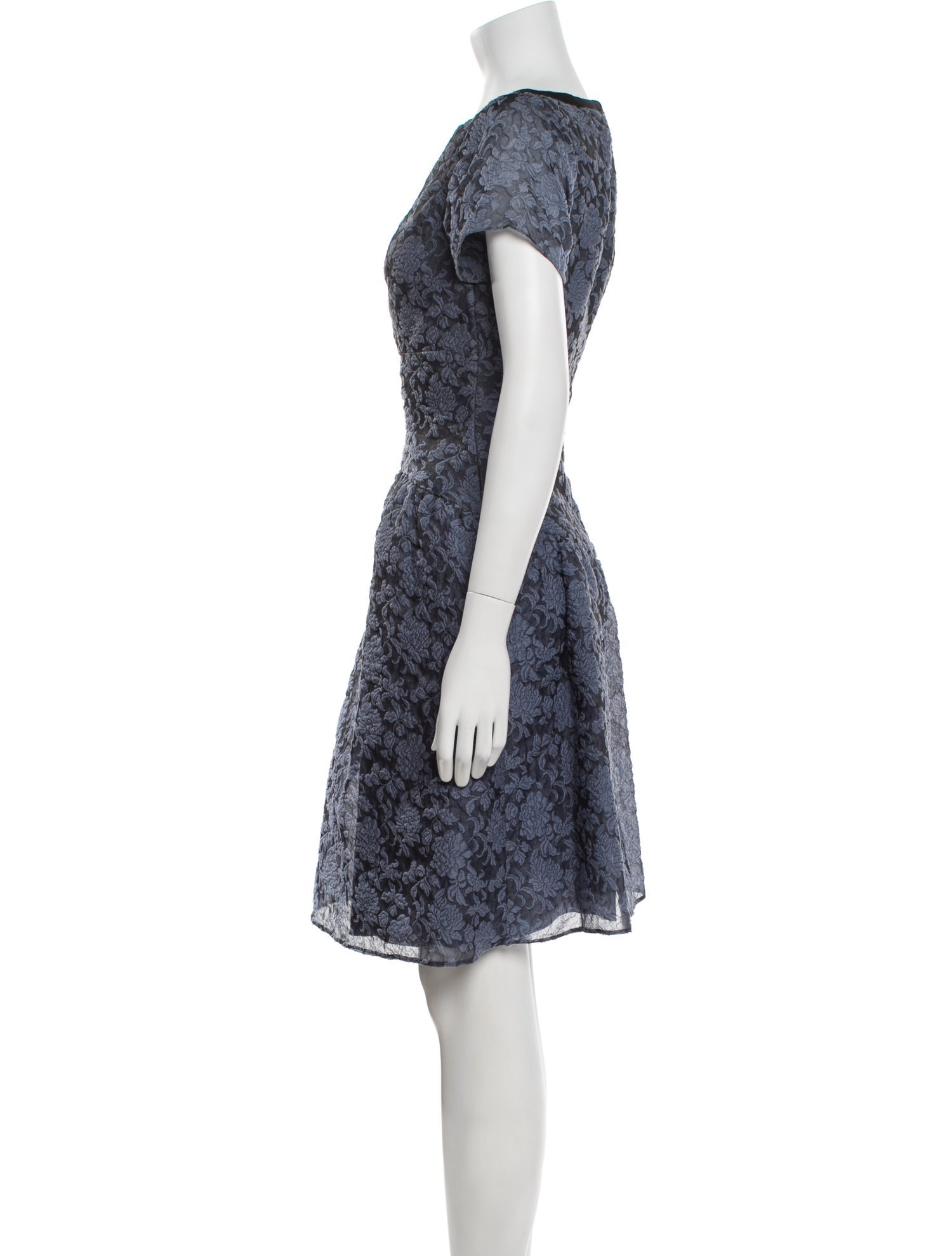 Erdem Floral Print Knee-Length Dress