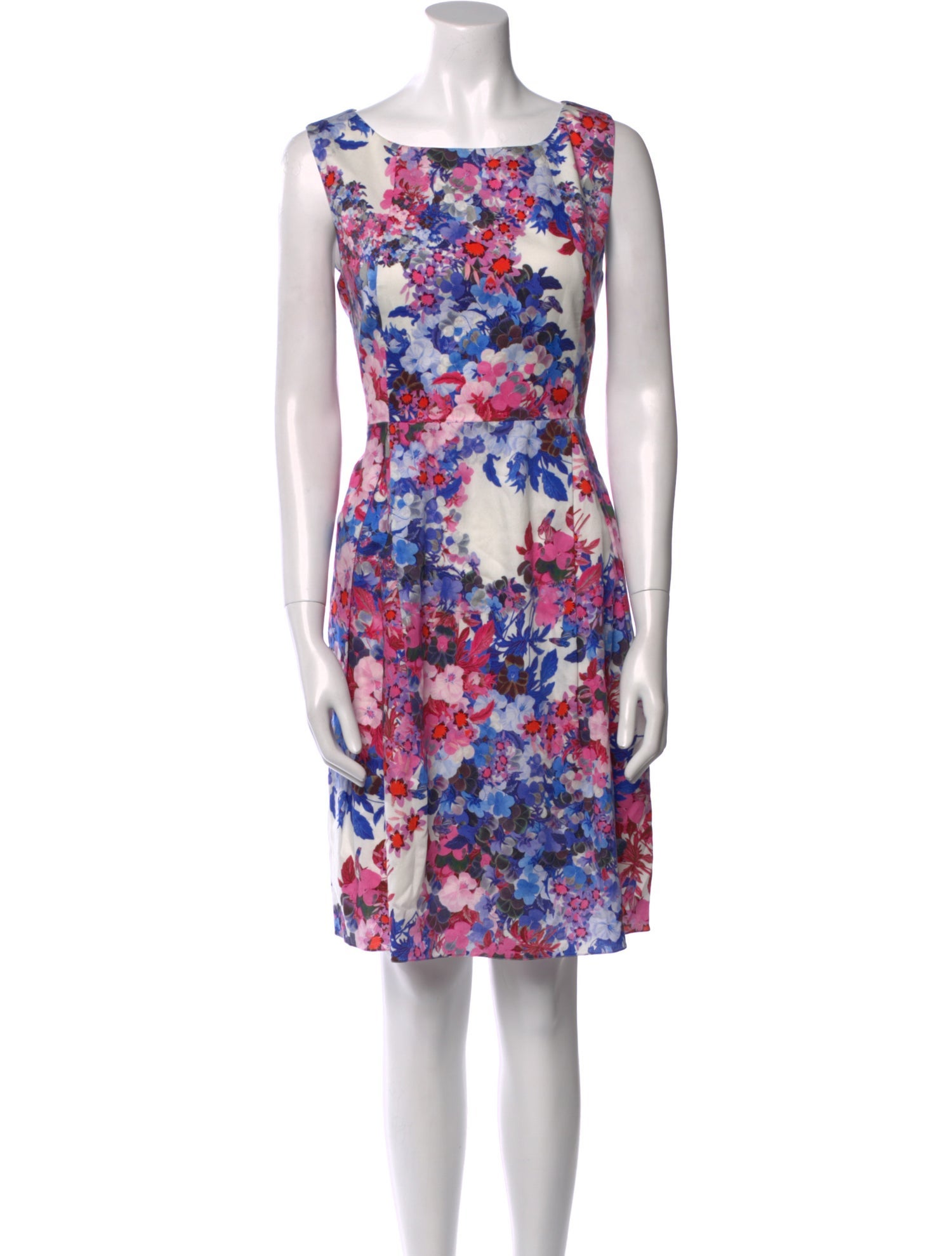 Erdem Floral Print Knee-Length Dress