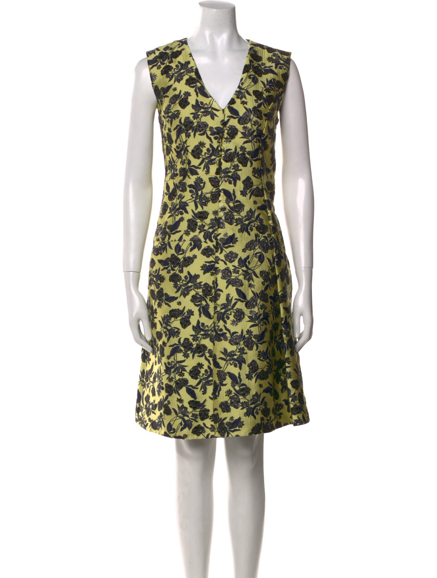 Erdem Silk Knee-Length Dress