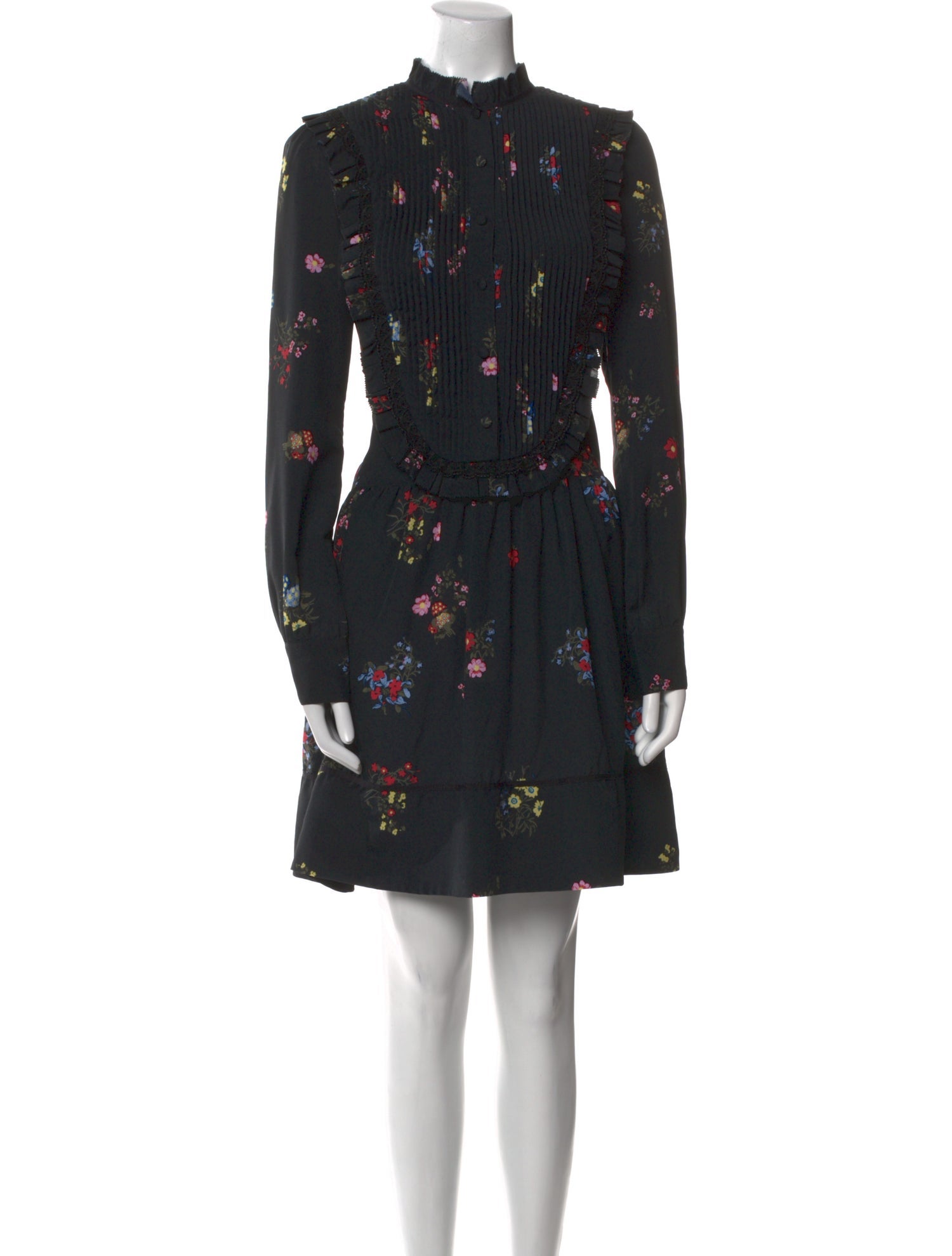 Erdem Floral Print Knee-Length Dress