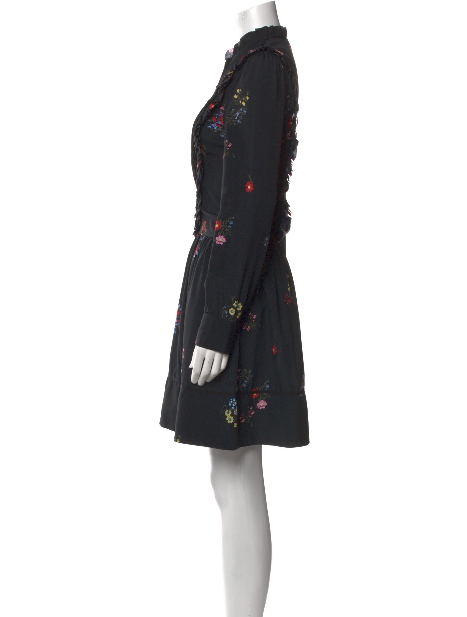 Erdem Floral Print Knee-Length Dress