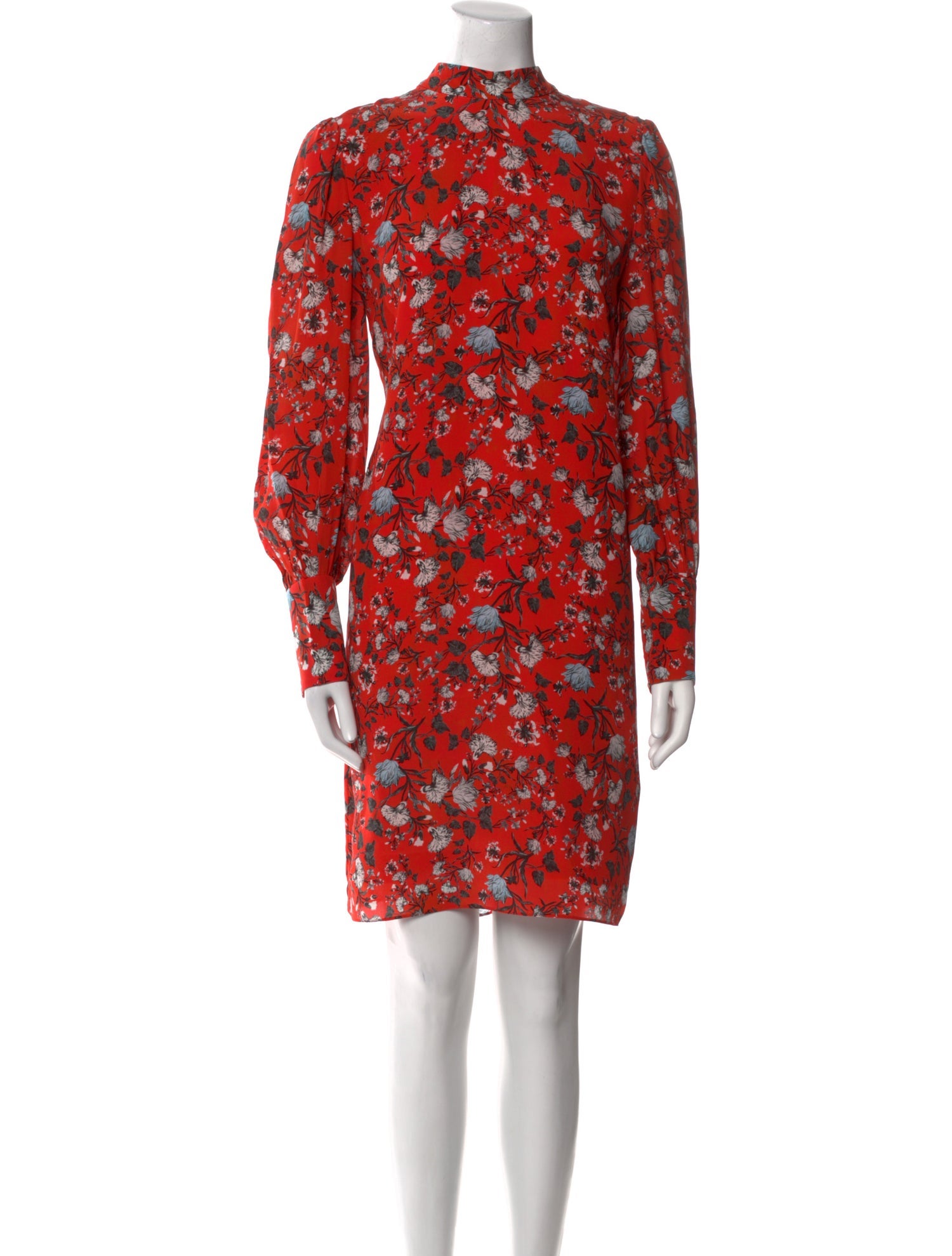 Erdem Silk Knee-Length Dress