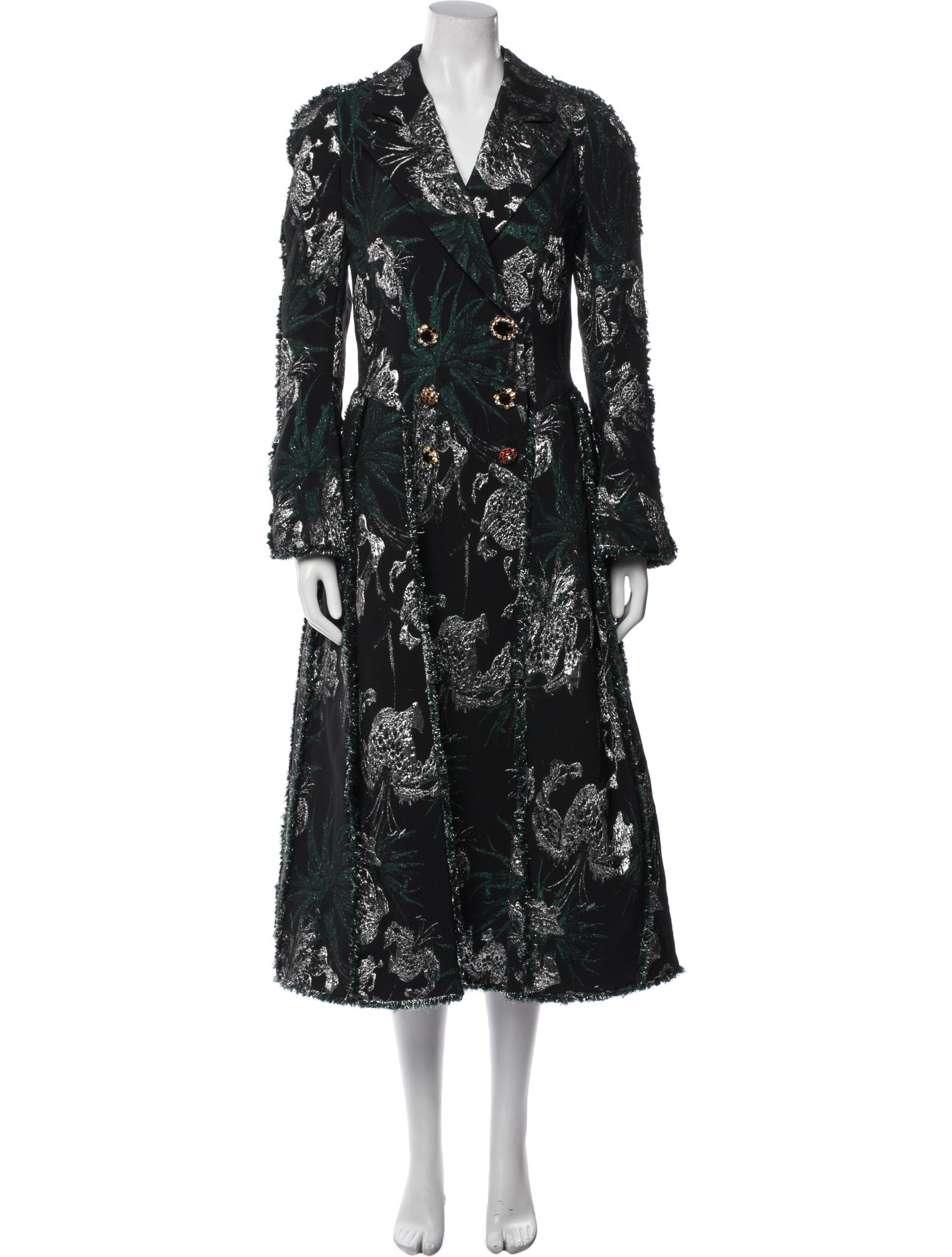 Erdem Printed Trench Coat
