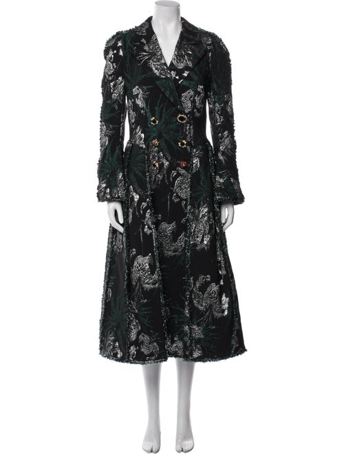 Erdem Printed Trench Coat