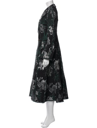 Erdem Printed Trench Coat