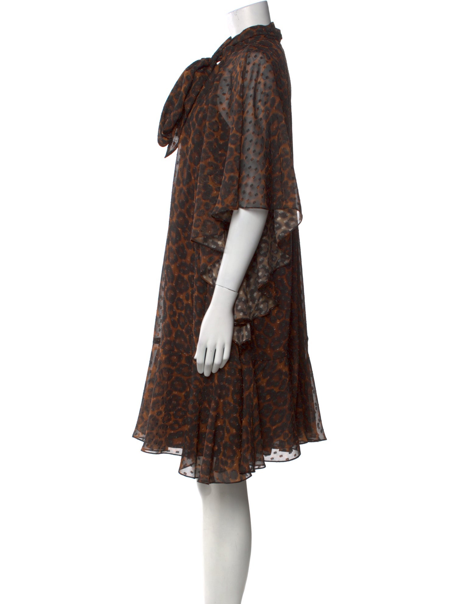 Erdem Printed Knee-Length Dress
