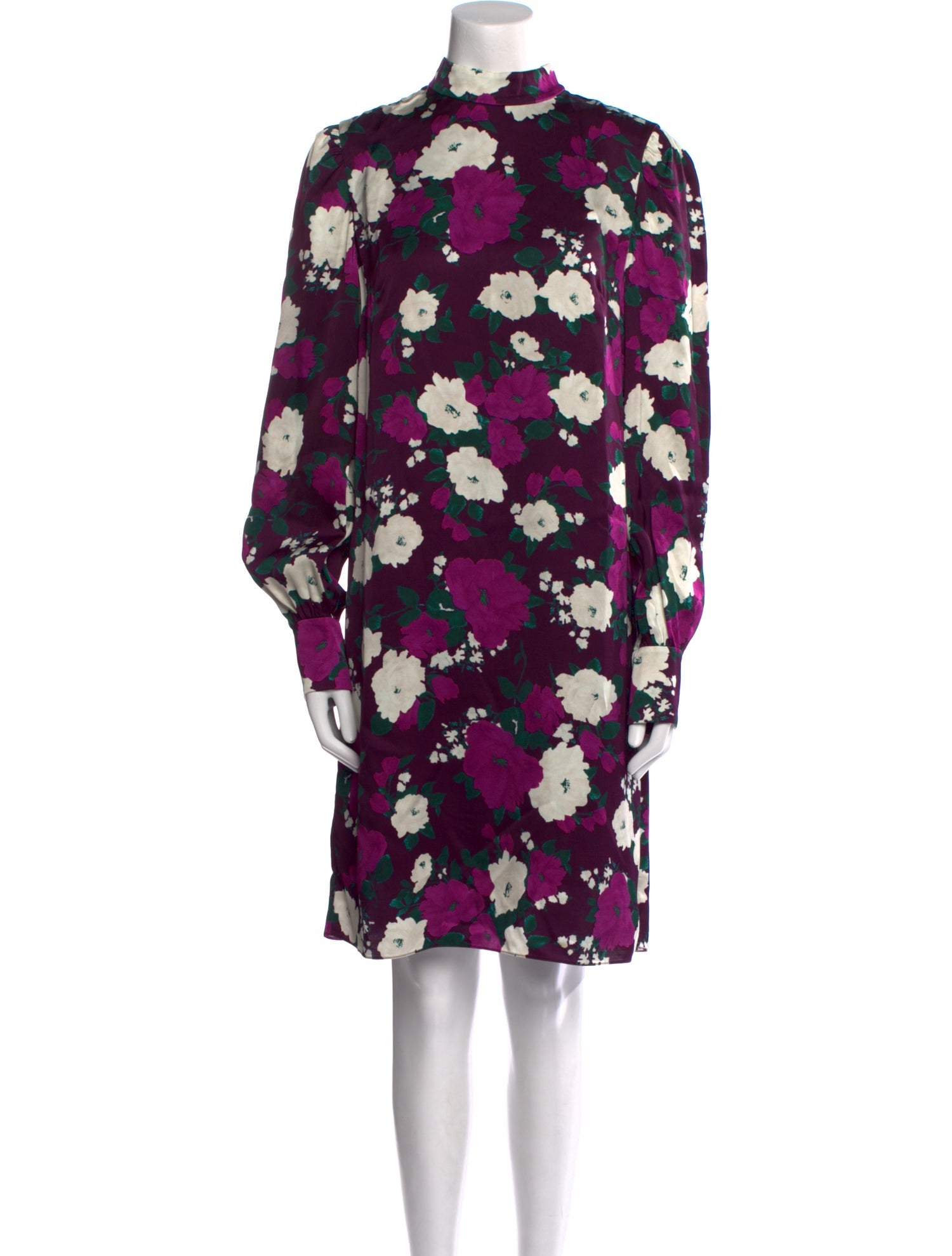 Erdem Floral Print Knee-Length Dress