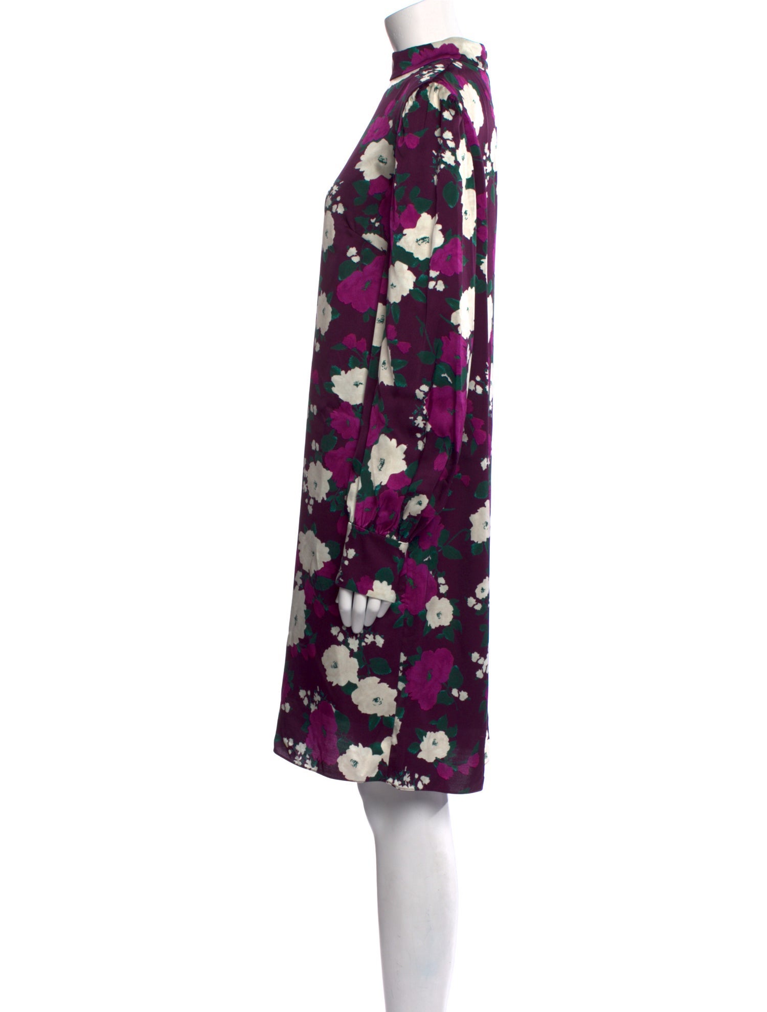Erdem Floral Print Knee-Length Dress