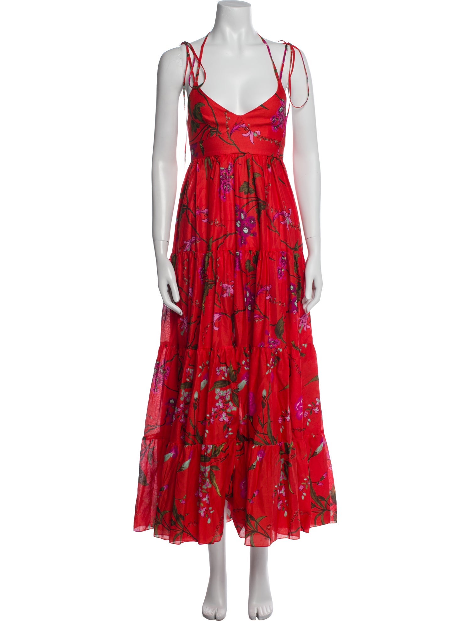Erdem Floral Print Long Dress w/ Tags