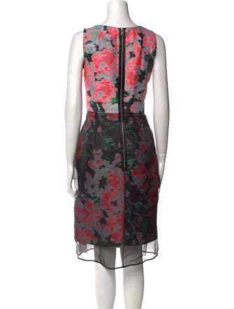 Erdem Floral Print Knee-Length Dress