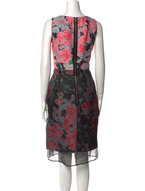 Erdem Floral Print Knee-Length Dress