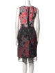 Erdem Floral Print Knee-Length Dress