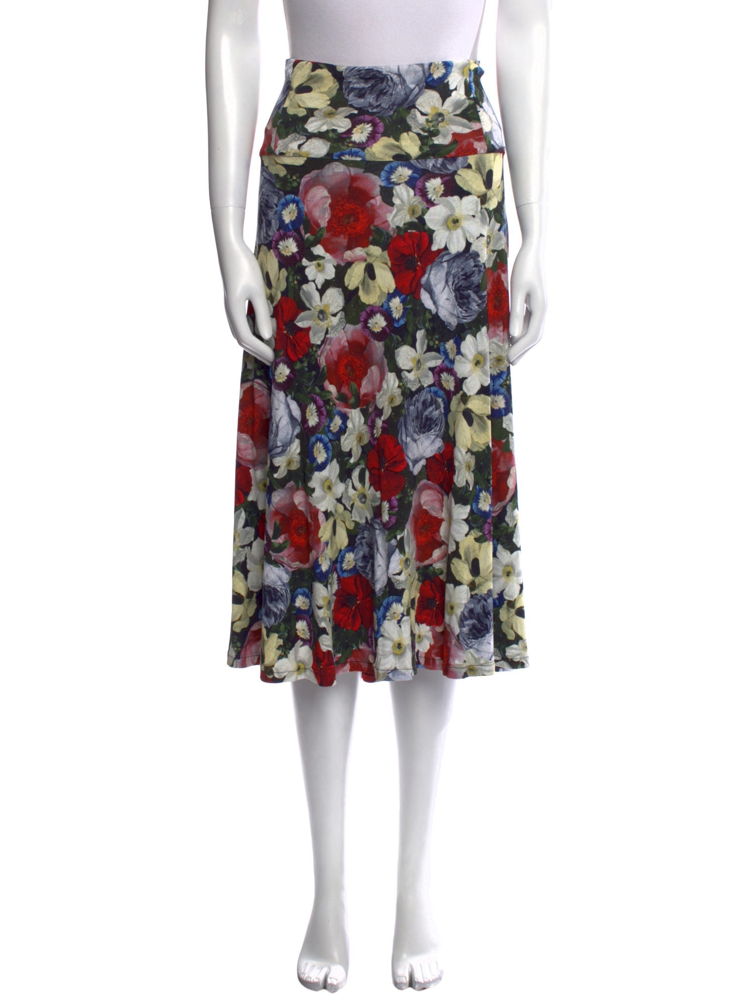 Erdem Printed Knee-Length Skirt