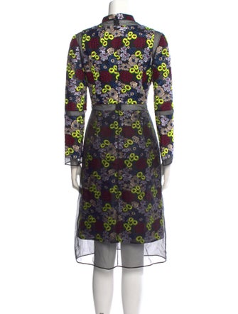 Erdem Floral Print Midi Length Dress