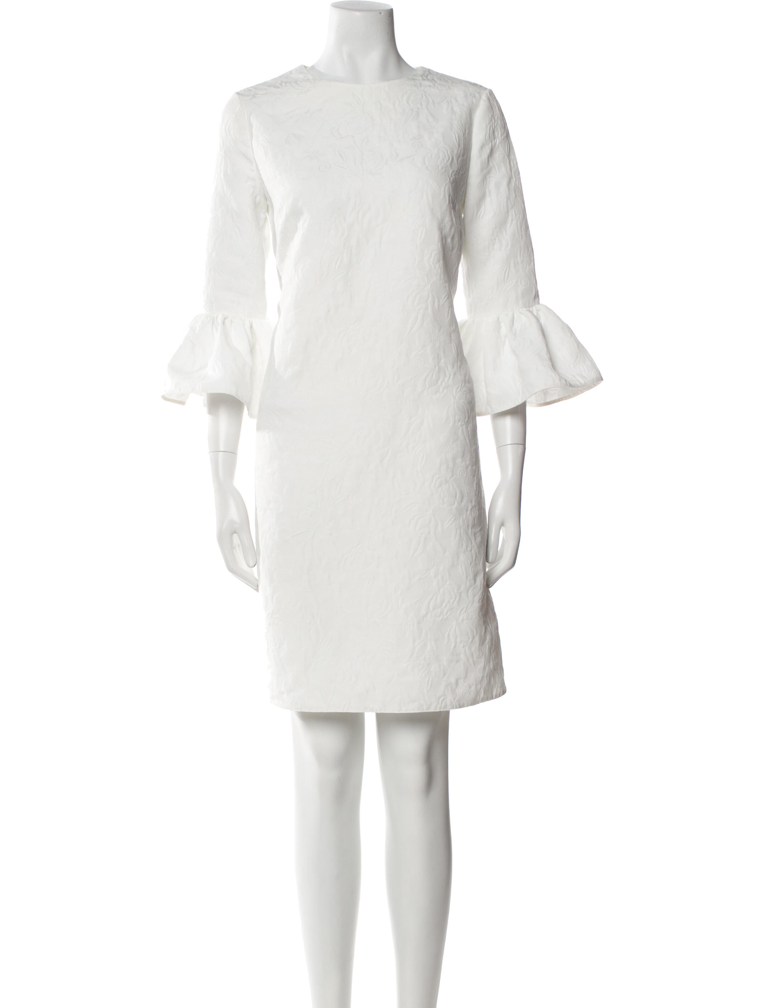 Erdem Bateau Neckline Knee-Length Dress