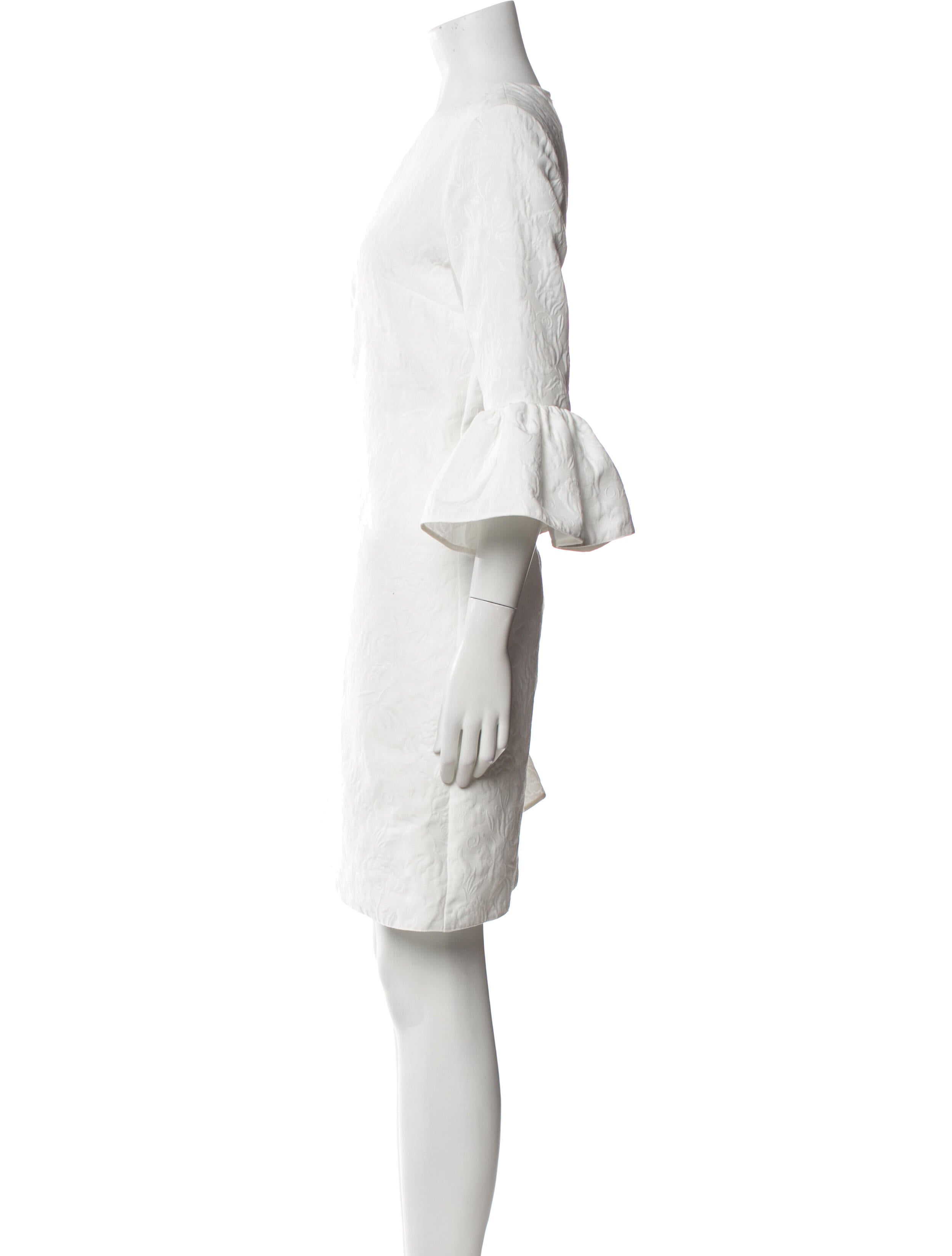 Erdem Bateau Neckline Knee-Length Dress