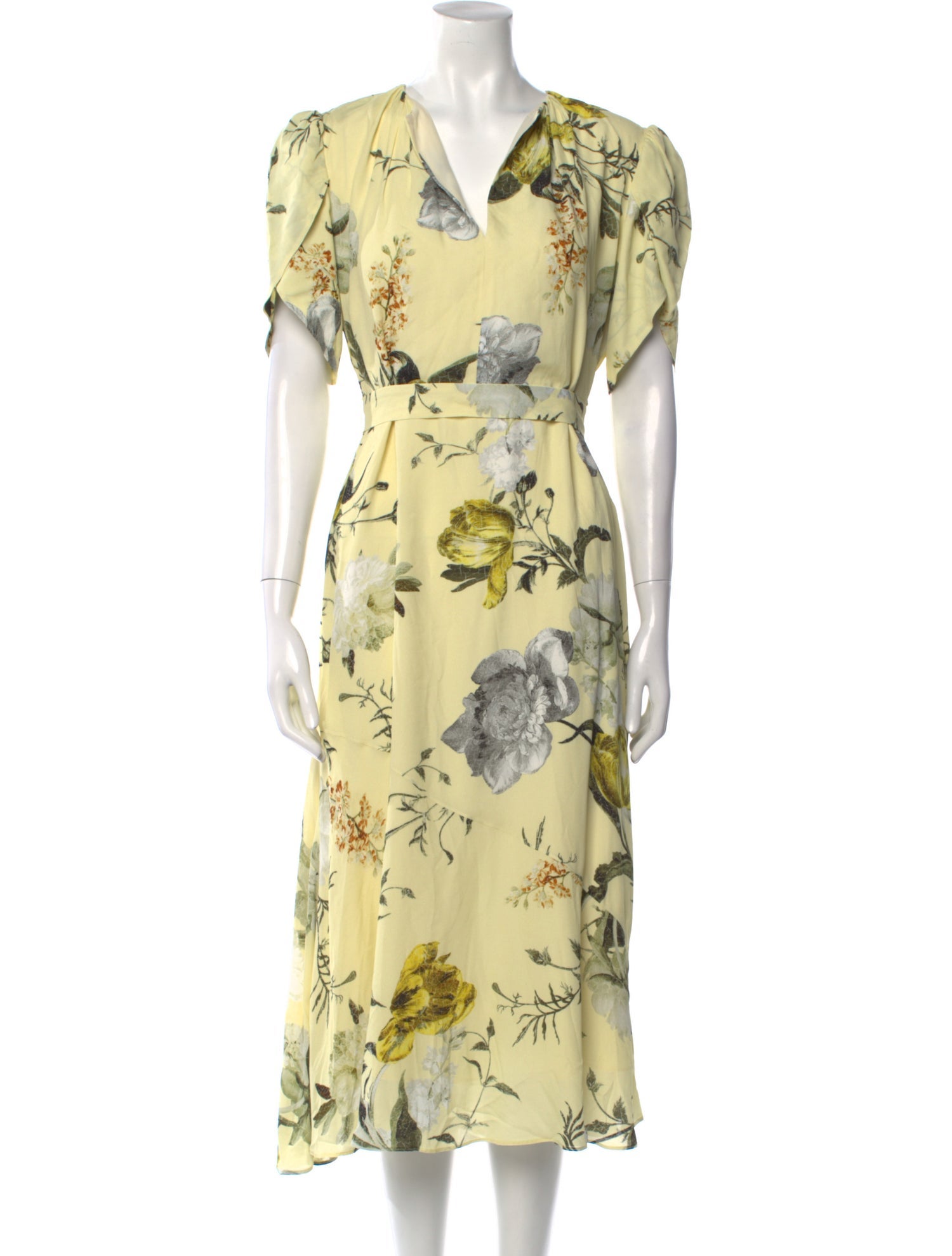 Erdem Floral Print Long Dress