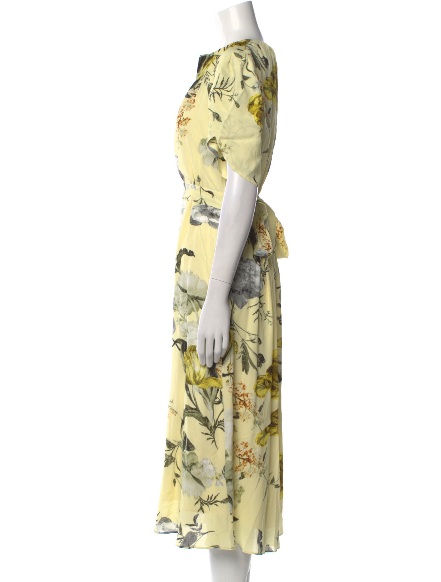 Erdem Floral Print Long Dress