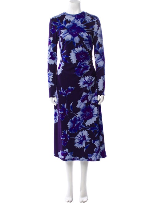 Erdem Floral Print Long Dress