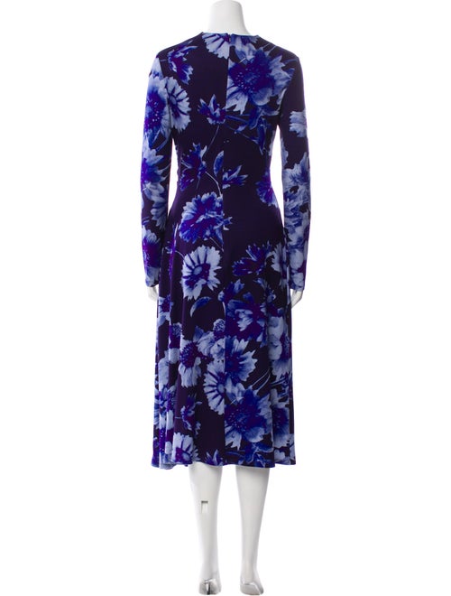 Erdem Floral Print Long Dress