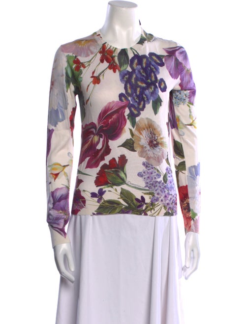 Erdem Silk Floral Print Blouse