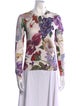 Erdem Silk Floral Print Blouse