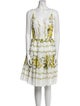 Erdem Printed Knee-Length Dress