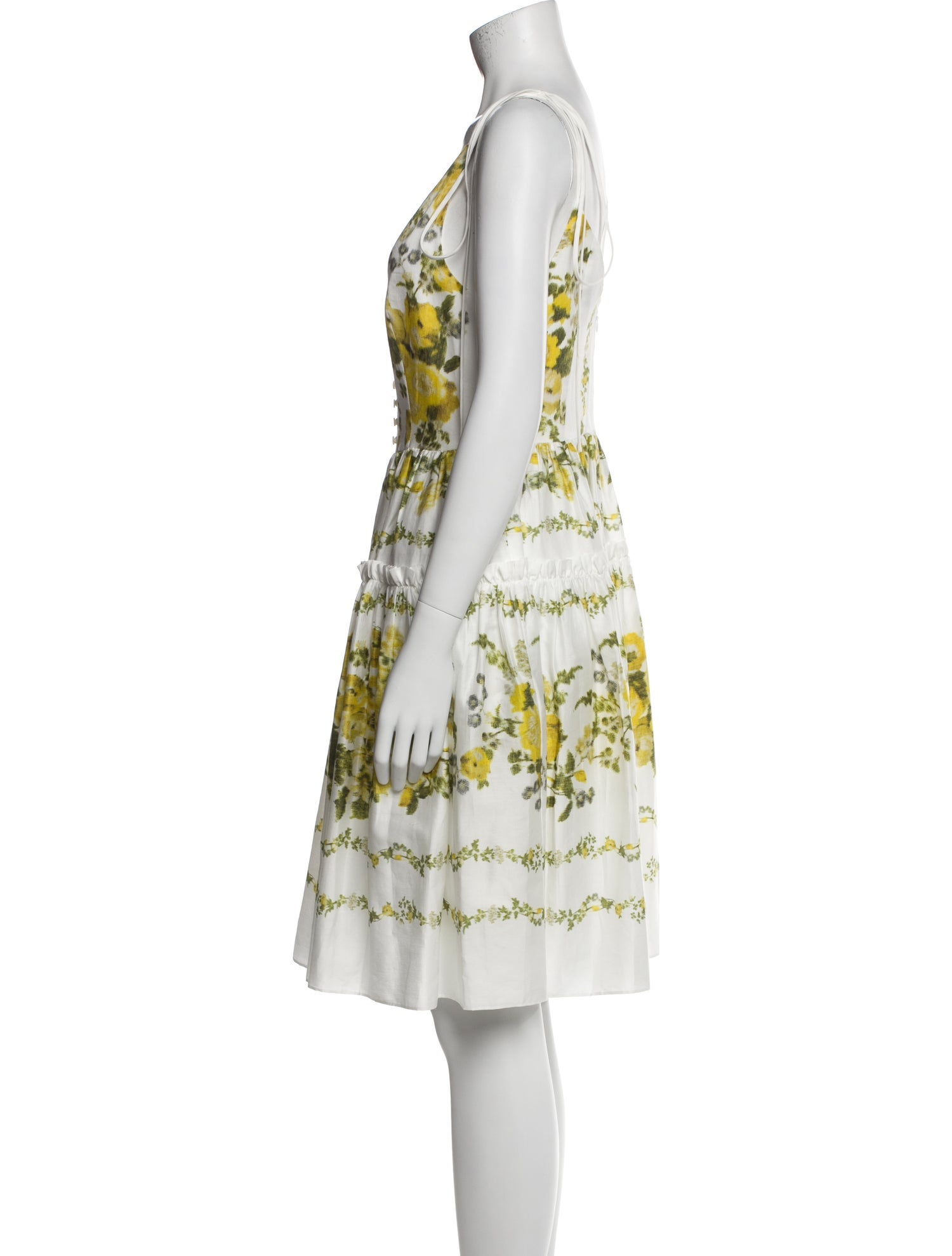 Erdem Printed Knee-Length Dress