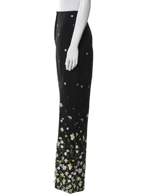 Erdem Floral Print Wide Leg Pants