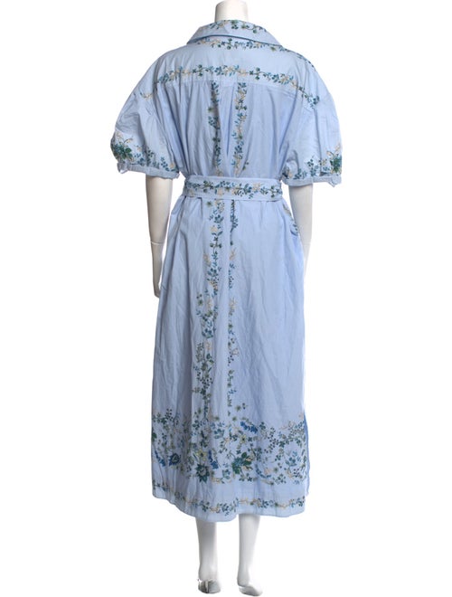 Erdem V-Neck Long Dress