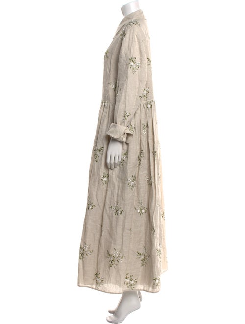 Erdem Linen Long Dress