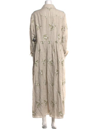 Erdem Linen Long Dress