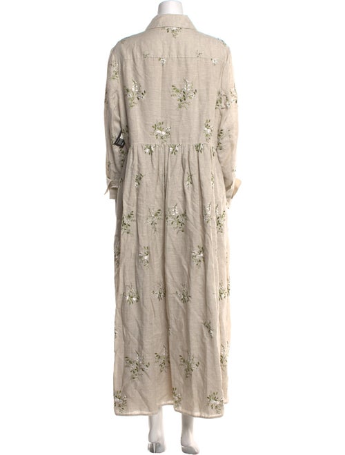 Erdem Linen Long Dress