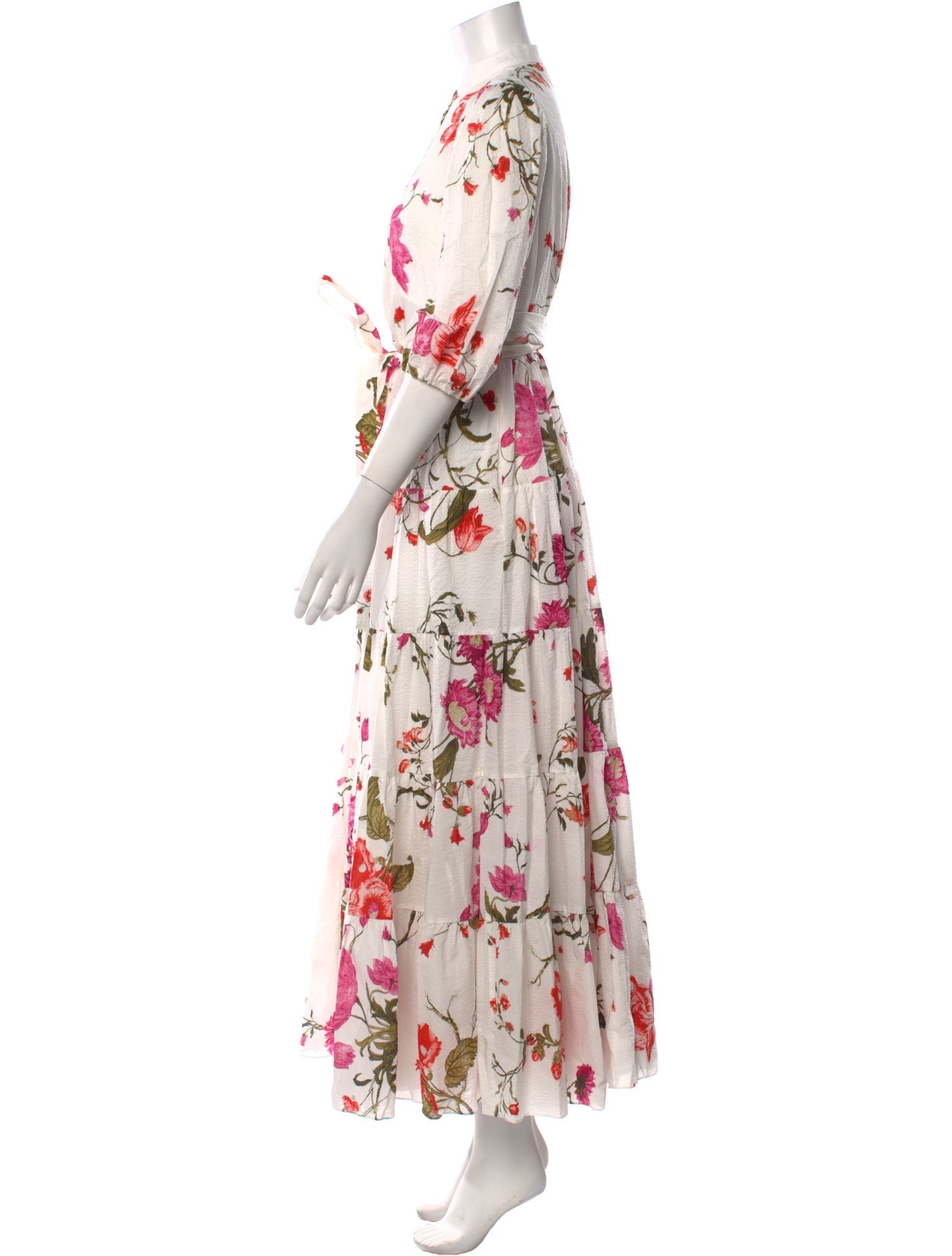 Erdem Floral Print Long Dress