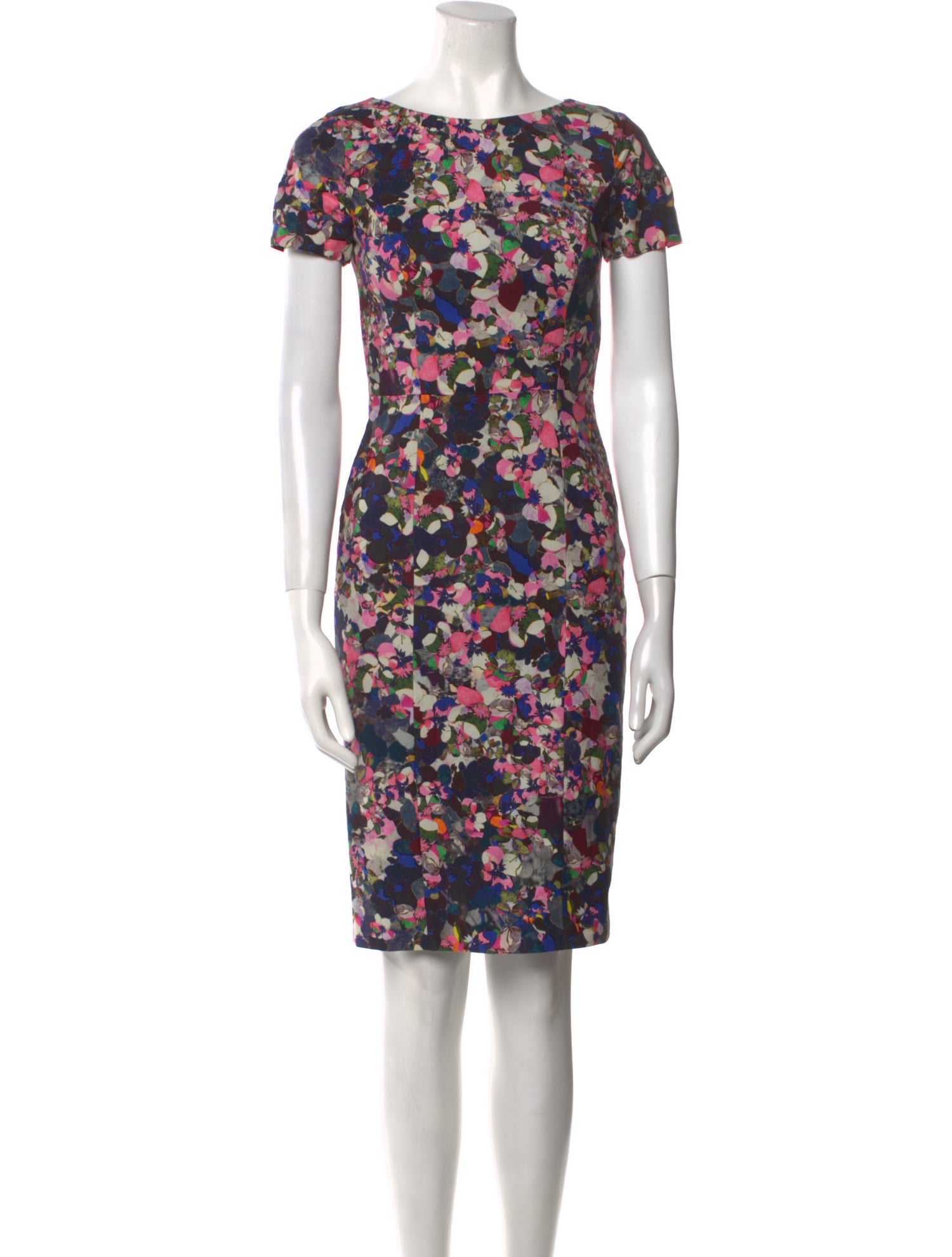 Erdem Floral Print Knee-Length Dress