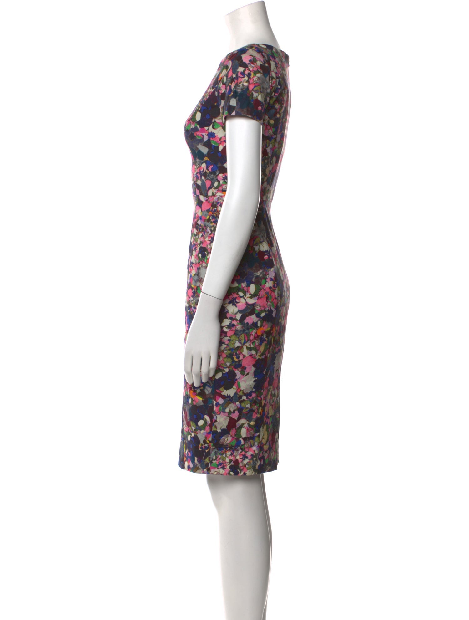 Erdem Floral Print Knee-Length Dress