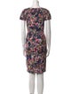 Erdem Floral Print Knee-Length Dress