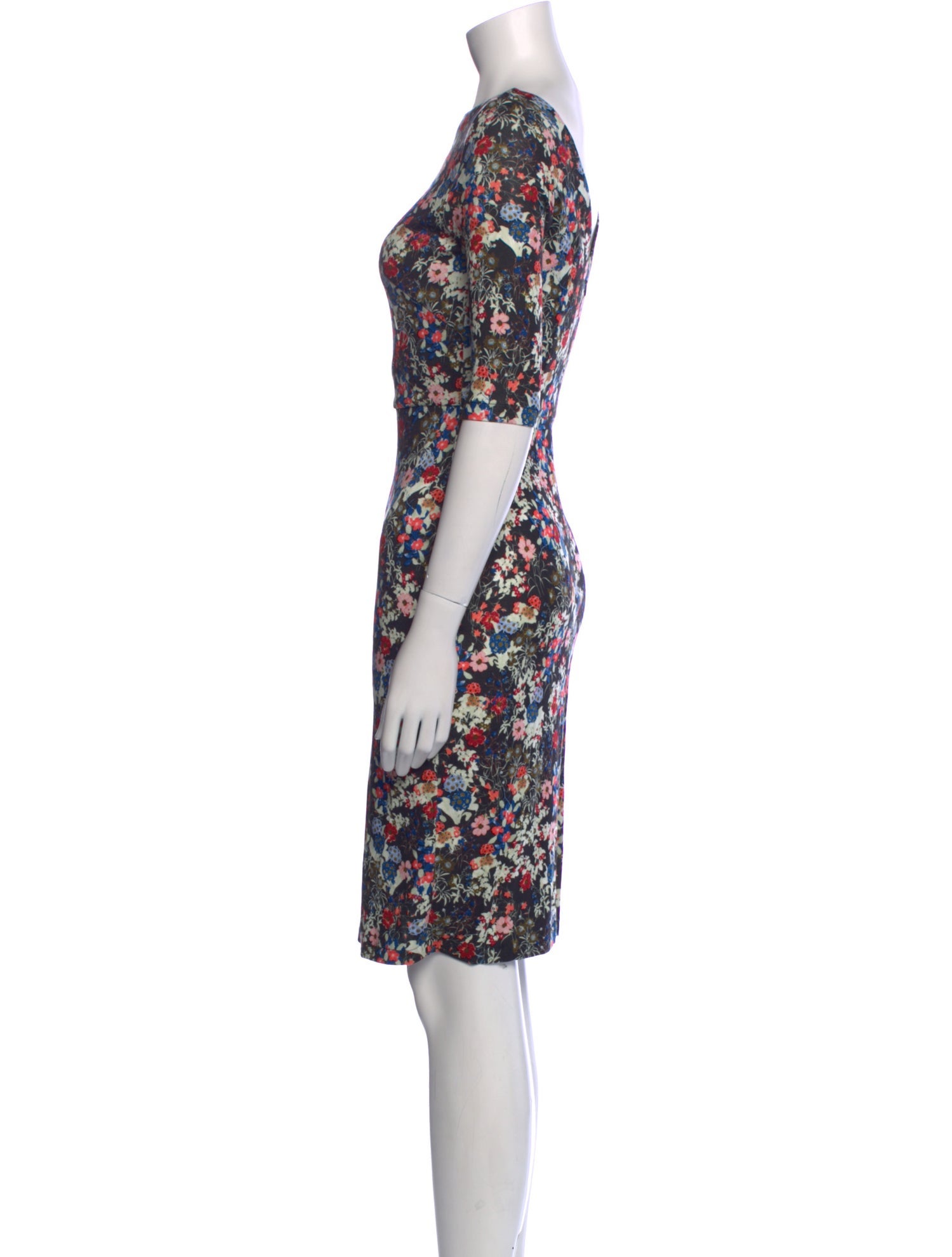 Erdem Floral Print Mini Dress