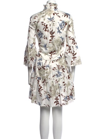 Erdem Floral Print Mini Dress